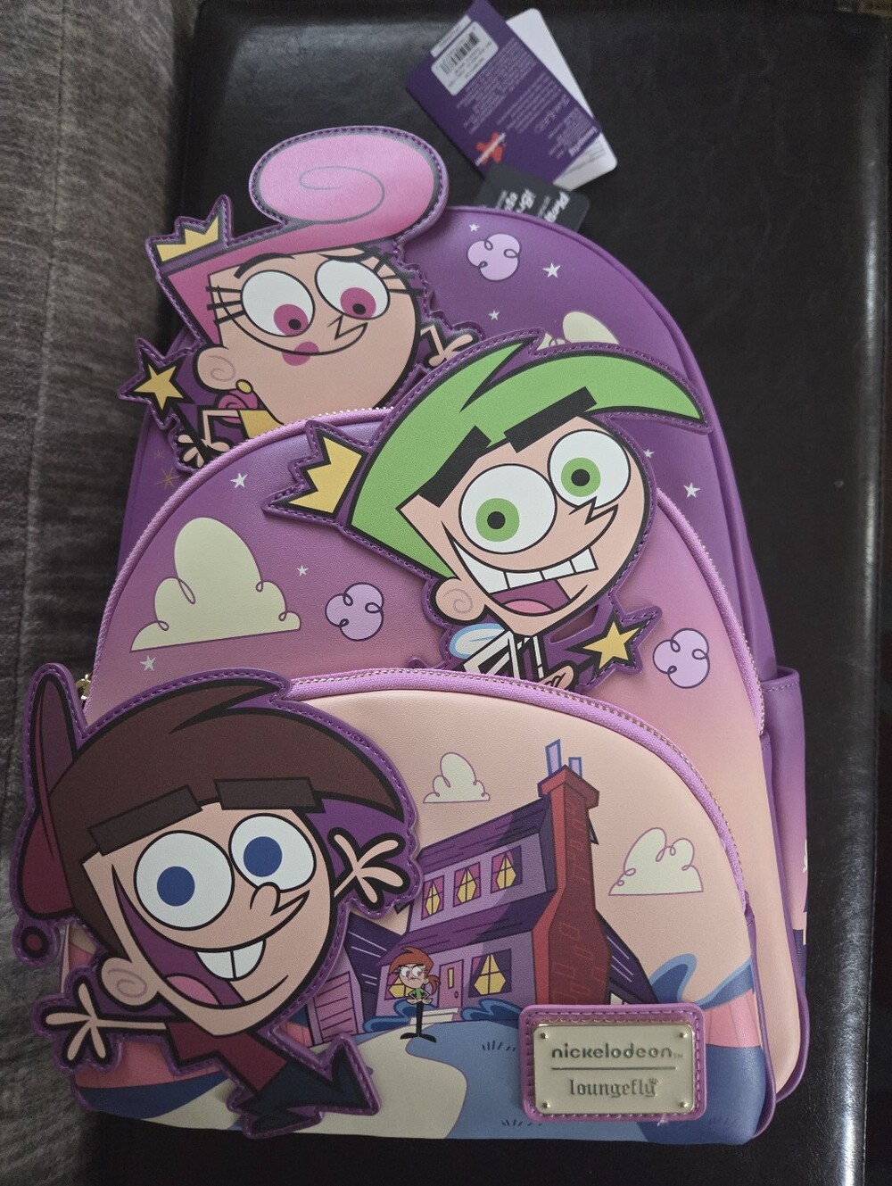 Loungefly Fairly Odd Parents Cartoon Backpack Bag